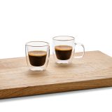 Vue 5 de Tasse Meuse 75 en verre borosilicate 70 ml, double paroi