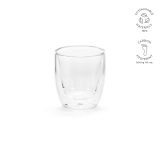 Vue 7 de Tasse Meuse 75 en verre borosilicate 70 ml, double paroi