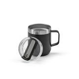 Vue 5 de Mug Shinano inox 440 ml. Double paroie et bouchon rotatif