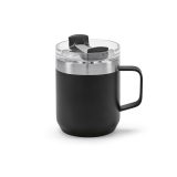 Vue 8 de Mug Shinano inox 440 ml. Double paroie et bouchon rotatif