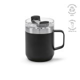Vue 13 de Mug Shinano inox 440 ml. Double paroie et bouchon rotatif