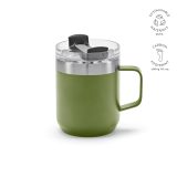 Vue 4 de Mug Shinano inox 440 ml. Double paroie et bouchon rotatif
