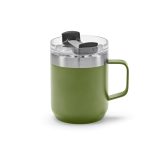 Vue 1 de Mug Shinano inox 440 ml. Double paroie et bouchon rotatif