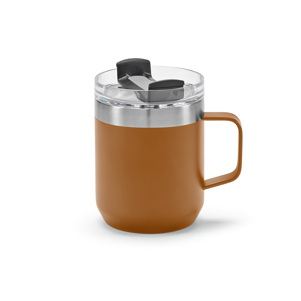 Mug Shinano inox 440 ml. Double paroie et bouchon rotatif