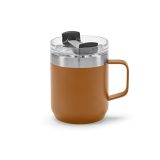 Vue 1 de Mug Shinano inox 440 ml. Double paroie et bouchon rotatif