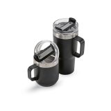 Vue 11 de Mug Neman inox 580 ml. Double paroi et bouchon rotatif