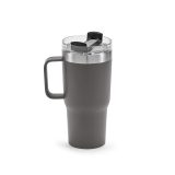 Vue 3 de Mug Neman inox 580 ml. Double paroi et bouchon rotatif