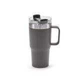 Vue 2 de Mug Neman inox 580 ml. Double paroi et bouchon rotatif