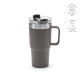 Vue 4 de Mug Neman inox 580 ml. Double paroi et bouchon rotatif