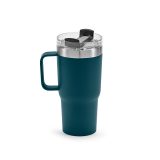 Vue 3 de Mug Neman inox 580 ml. Double paroi et bouchon rotatif