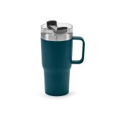Vue 1 de Mug Neman inox 580 ml. Double paroi et bouchon rotatif