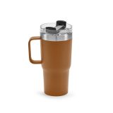 Vue 3 de Mug Neman inox 580 ml. Double paroi et bouchon rotatif