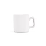 Vue 3 de Mug Mondego en céramique 320 ml. Sublimation. Finition mate