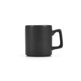 Vue 3 de Mug Ganges en céramique 320 ml. Finition mate et empilable