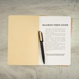 Vue 5 de Carnet Cervantes couverture en bambou, 196p 70g/m²