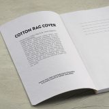 Vue 4 de Carnet Verne couverture en rCoton, 196p recyclées 80g/m²