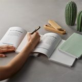 Vue 5 de Carnet Andersen couverture en canne à sucre, 196p 80g/m²