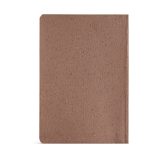 Vue 3 de Carnet Doyle couverture en marc de café, 196p 80g/m²