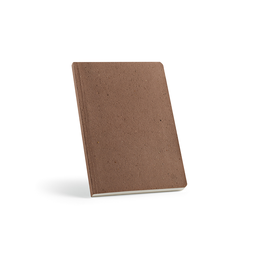 Carnet Doyle couverture en marc de café, 196p 80g/m²