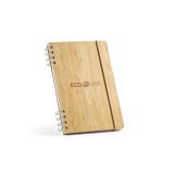 Vue 6 de Carnet Dante couverture en bambou, 196p recyclées 70g/m²