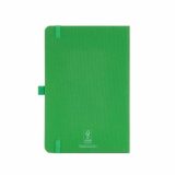 Vue 3 de Carnet Dickens A5 en rPET. 160 pages FSC 70 g/m²