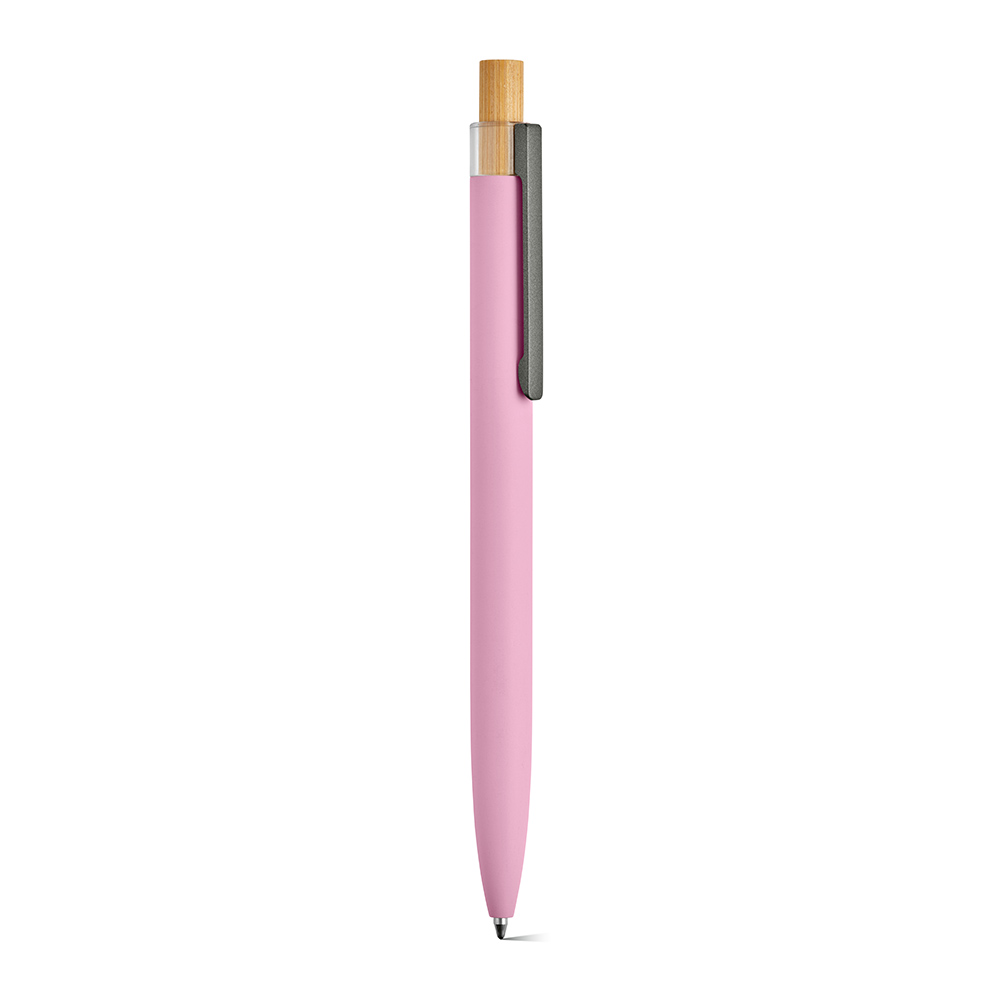 Stylo Tolkien en alu & bambou, encre bleue 1km Dokumental®