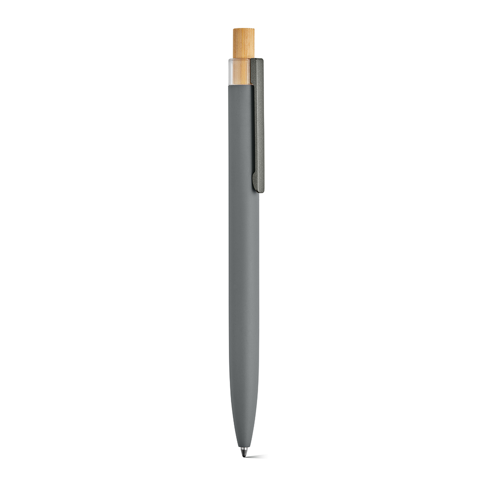 Stylo Tolkien en alu & bambou, encre bleue 1km Dokumental®