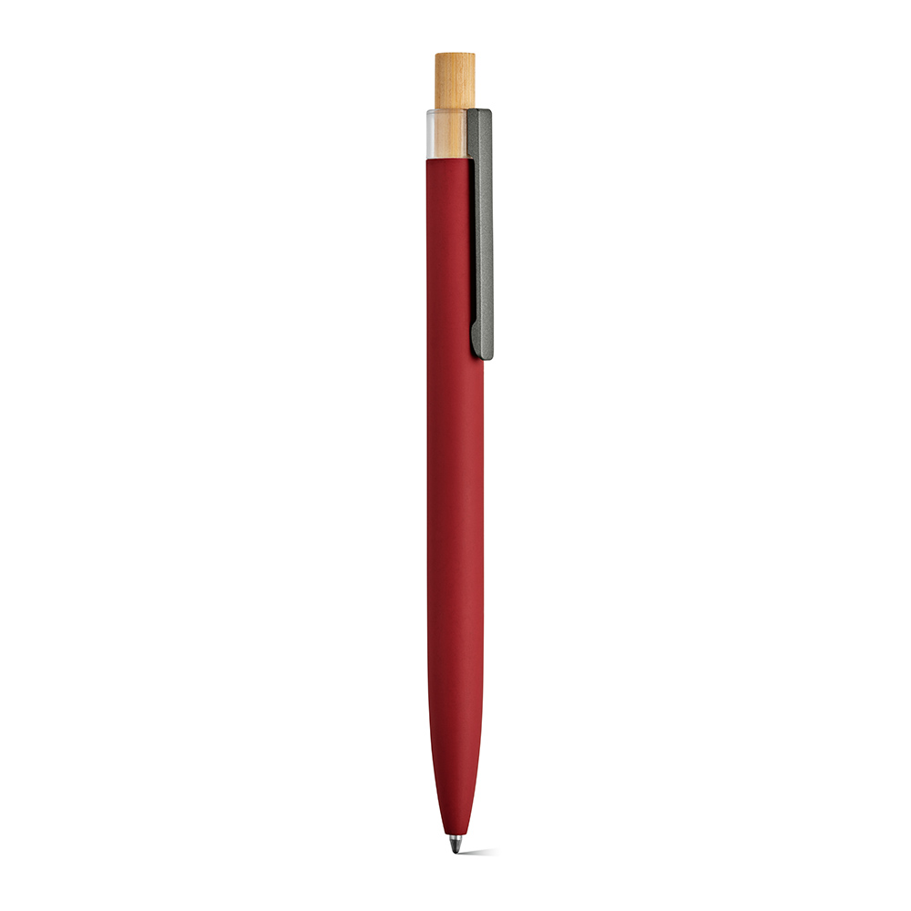 Stylo Tolkien en alu & bambou, encre bleue 1km Dokumental®