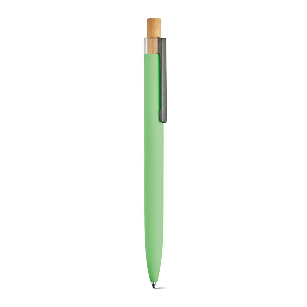 Stylo Tolkien en alu & bambou, encre bleue 1km Dokumental®