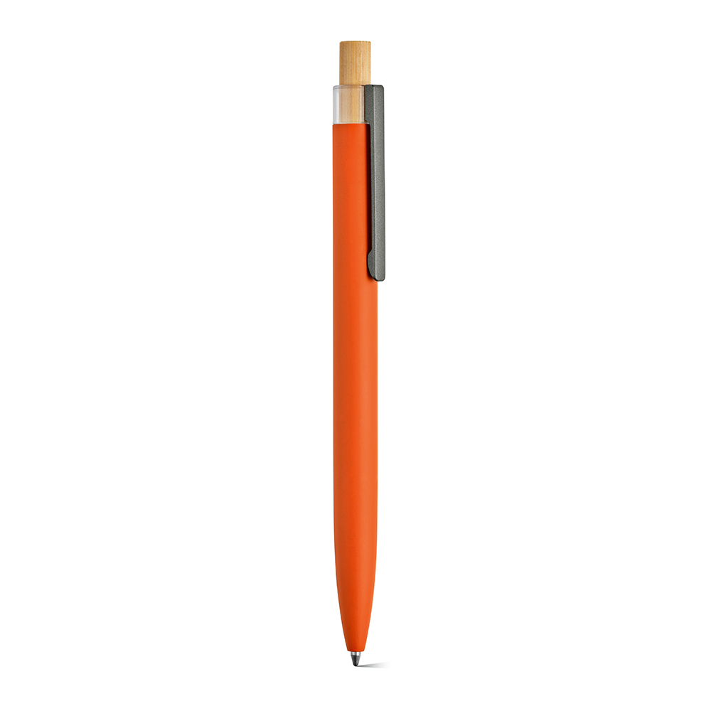 Stylo Tolkien en alu & bambou, encre bleue 1km Dokumental®
