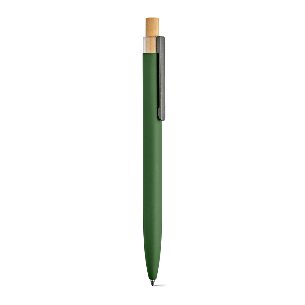 Stylo Tolkien en alu & bambou, encre bleue 1km Dokumental®