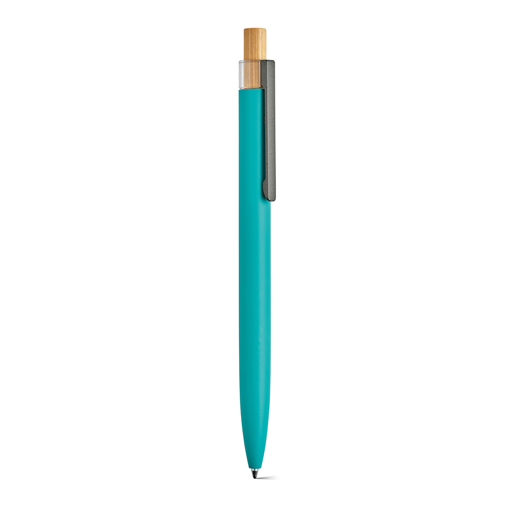 Stylo Tolkien en alu & bambou, encre bleue 1km Dokumental®