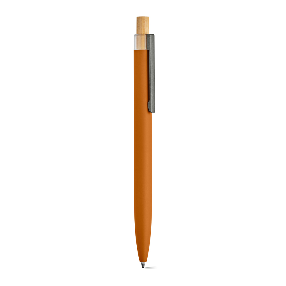 Stylo Tolkien en alu & bambou, encre bleue 1km Dokumental®