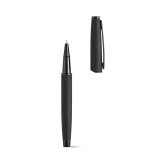 Vue 4 de Stylo Dreiser en inox recyclé, encre noire 1 km Dokumental®