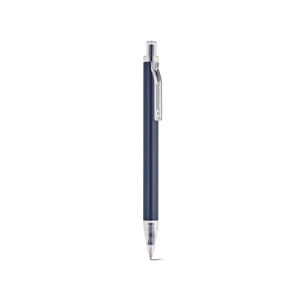 Stylo Shakespeare en aluminium. Bleu, encre Dokumental® 0,5 km