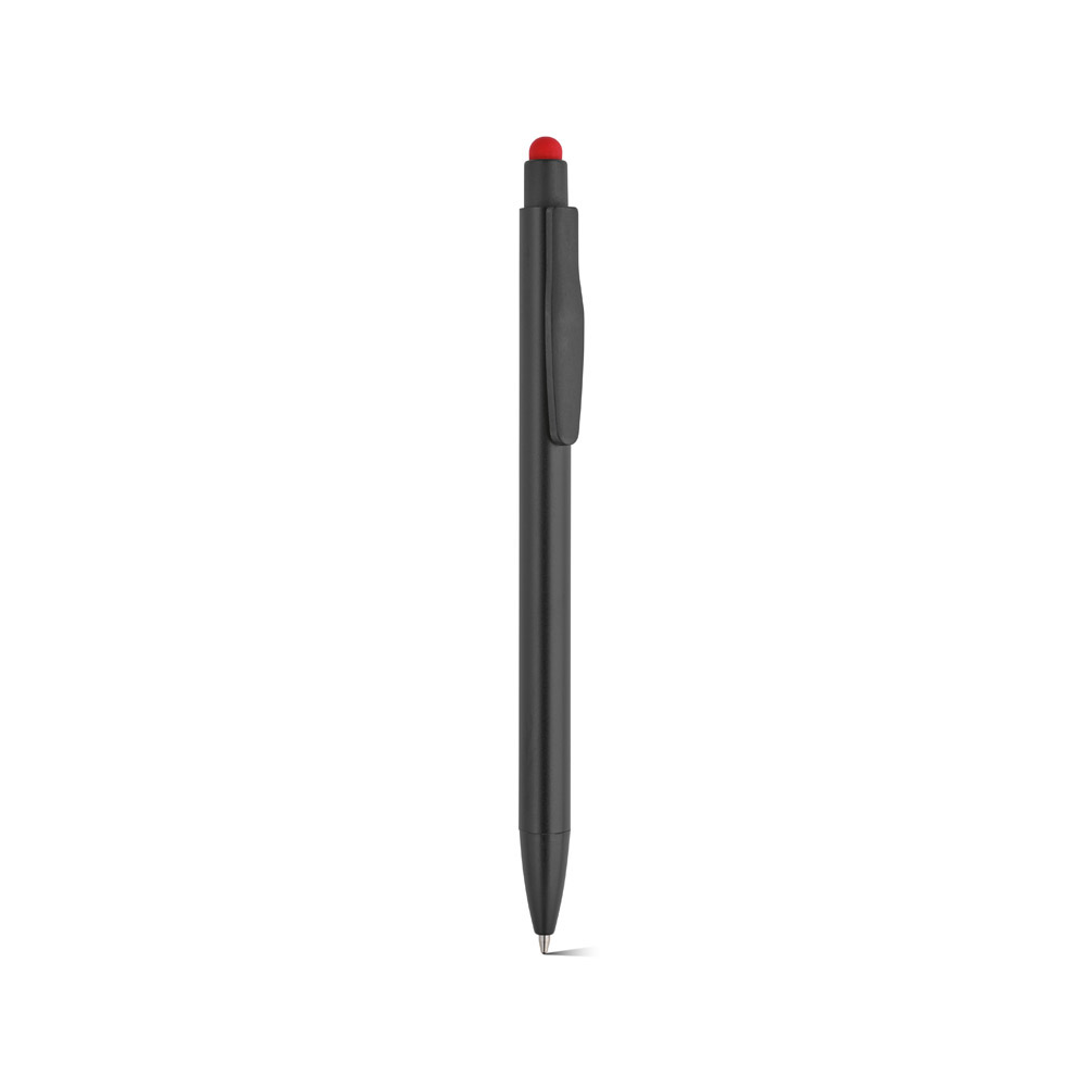 Stylo Twain en aluminium. Bleu, encre Dokumental® 0,5 km