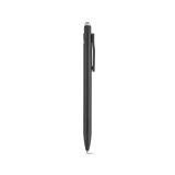 Vue 4 de Stylo Twain en aluminium. Bleu, encre Dokumental® 0,5 km