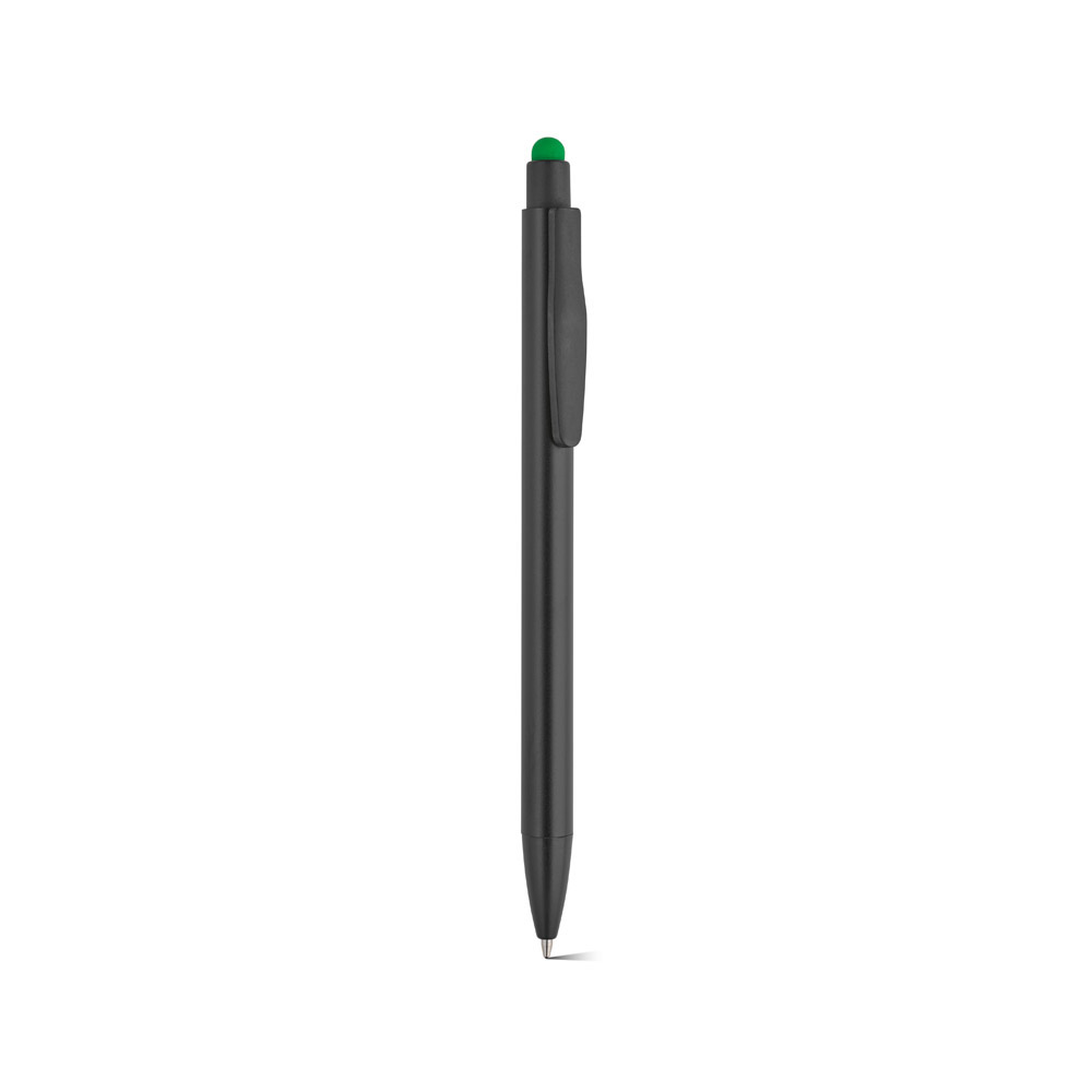 Stylo Twain en aluminium. Bleu, encre Dokumental® 0,5 km