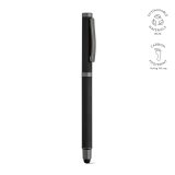 Vue 13 de Stylo Woolf en inox recyclé, touch & encre noire 1 km