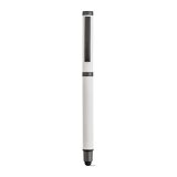 Vue 2 de Stylo Woolf en inox recyclé, touch & encre noire 1 km