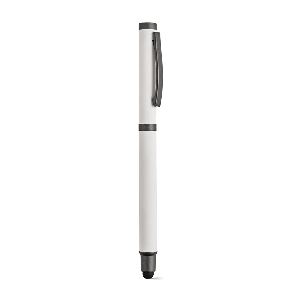 Stylo Woolf en inox recyclé, touch & encre noire 1 km
