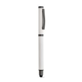 Vue 1 de Stylo Woolf en inox recyclé, touch & encre noire 1 km