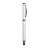 Vue 5 de Stylo Woolf en inox recyclé, touch & encre noire 1 km