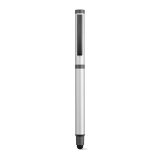 Vue 2 de Stylo Woolf en inox recyclé, touch & encre noire 1 km