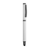 Vue 1 de Stylo Woolf en inox recyclé, touch & encre noire 1 km