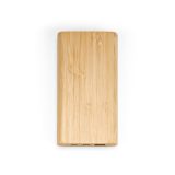 Vue 9 de Batterie externe Pythagoras bambou, 15W, 10000mAh