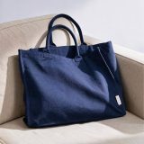 Vue 3 de Sac de courses Triglav en coton rCotton 440 g/m². Anses de 18 cm