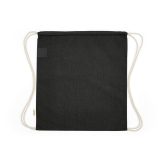 Vue 3 de Sac à cordon Lhotse rCOTON 140 g/m². Cordon en coton recyclé