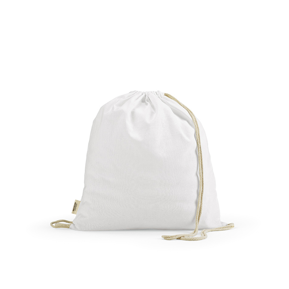 Sac à cordon Lhotse rCOTON 140 g/m². Cordon en coton recyclé