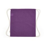 Vue 3 de Sac à cordon Lhotse rCOTON 140 g/m². Cordon en coton recyclé